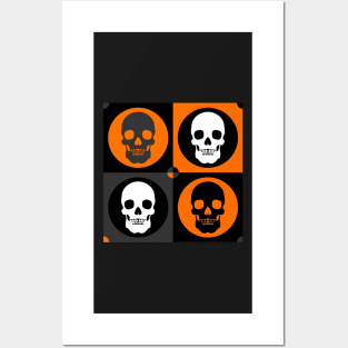 Halloween Skull Pattern Version 3 | Pop Art Posters and Art